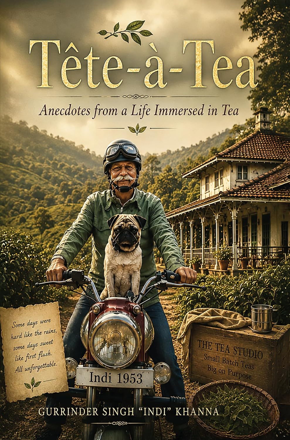 Tête-à-Tea book cover by Gurrinder Singh 'Indi' Khanna